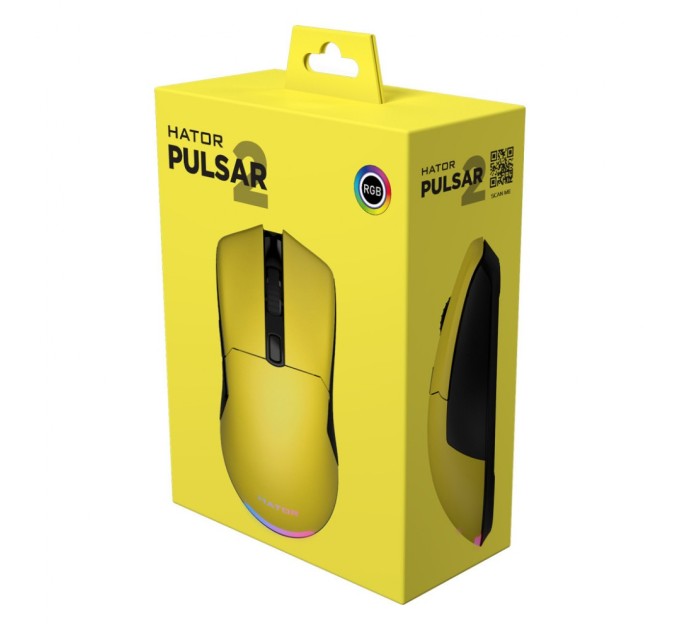 Мишка Hator Pulsar 2 USB Yellow (HTM-512)