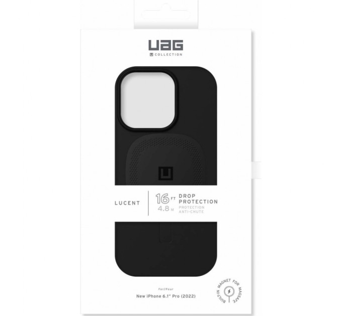 Чохол до мобільного телефона UAG [U] Apple iPhone 14 Pro Lucent 2.0 Magsafe, Black (114078314040)