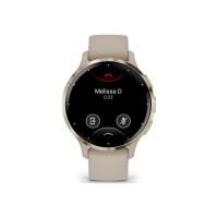 Смарт-годинник Garmin Venu 3S, French Gray + Soft Gold, GPS (010-02785-02)