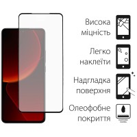 Скло захисне Dengos Xiaomi 13T/13T Pro (black) (TGFG-329)