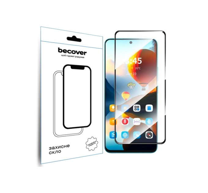 Скло захисне BeCover Infinix Hot 50 Pro (X6881) Black (712488)