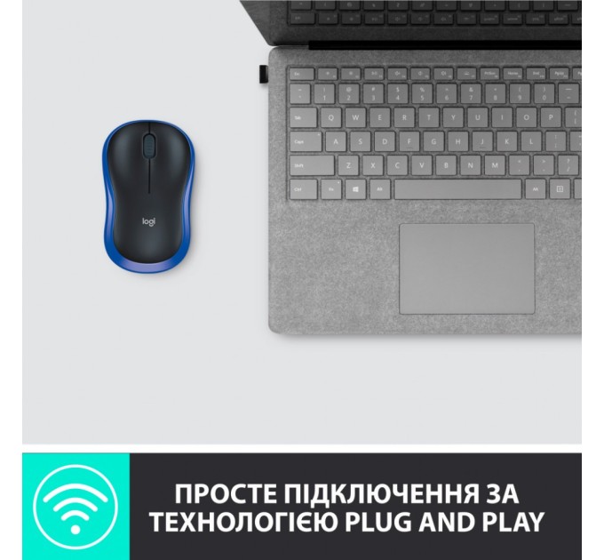 Мышка Logitech M185 blue (910-002239)