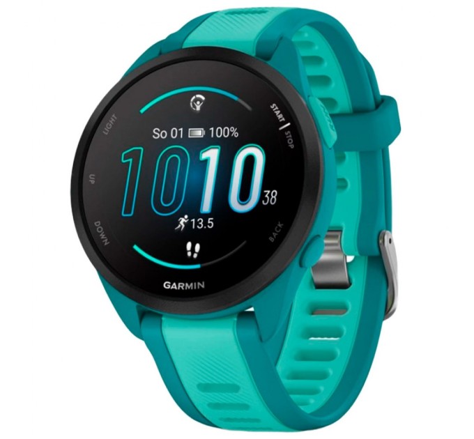 Смарт-годинник Garmin Forerunner 165 Music, Turquoise/Aqua, GPS (010-02863-32)