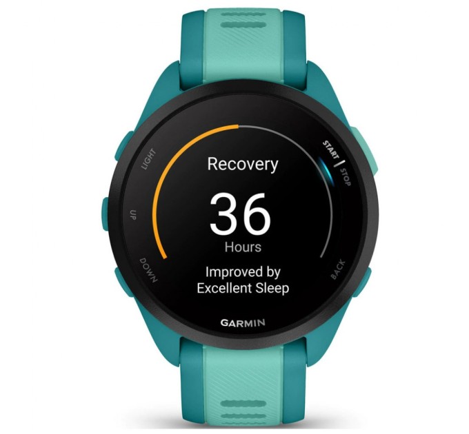 Смарт-годинник Garmin Forerunner 165 Music, Turquoise/Aqua, GPS (010-02863-32)