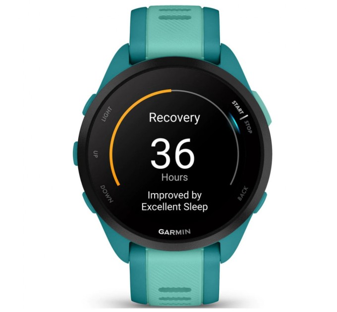 Смарт-годинник Garmin Forerunner 165 Music, Turquoise/Aqua, GPS (010-02863-32)