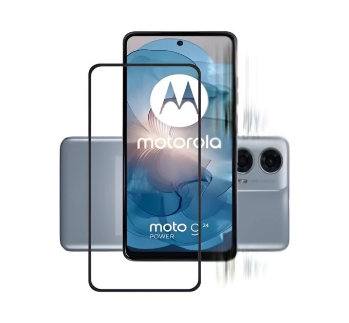 Скло захисне BeCover Motorola Moto G24/G24 Power Black (710716)