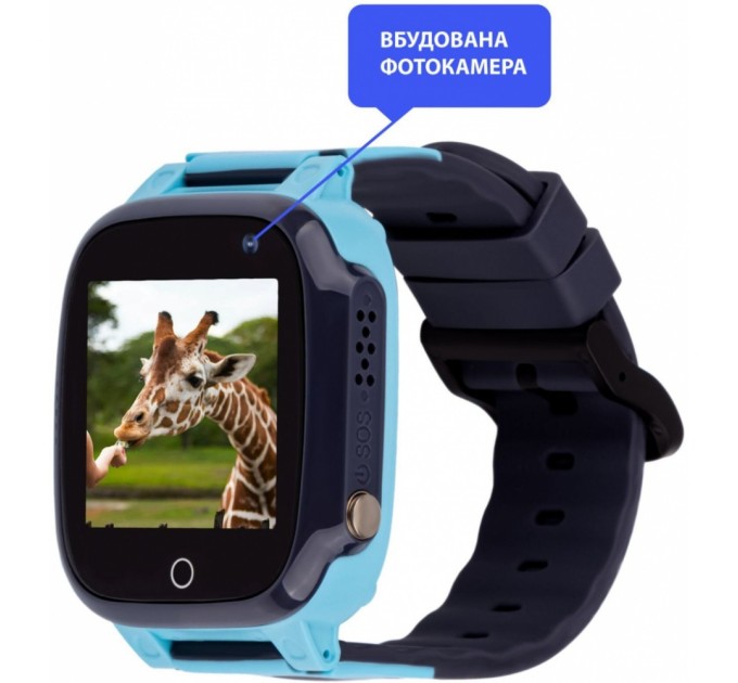 Смарт-годинник Amigo GO008 MILKY GPS WIFI Blue (873292)