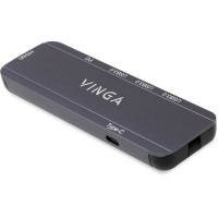 Концентратор Vinga USB-C 3.1 to HDMI+3xUSB3.0+PD100W+USB-C foldable cable (VHYC6FC)