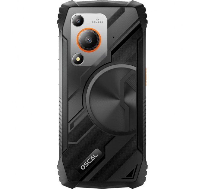 Мобільний телефон Oscal Marine 1 4/128GB Black