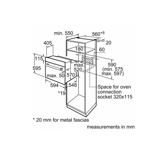 Духова шафа Bosch HBF 512 BB1T (HBF512BB1T)