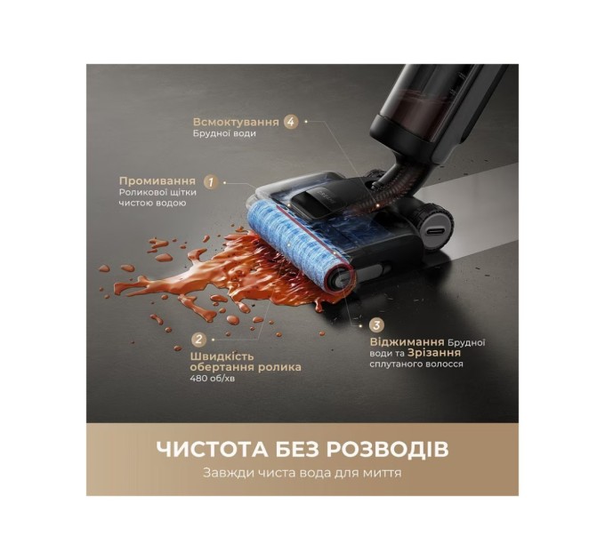 Пилосос Dreame H12 DUAL FlexReach (HHV31A)