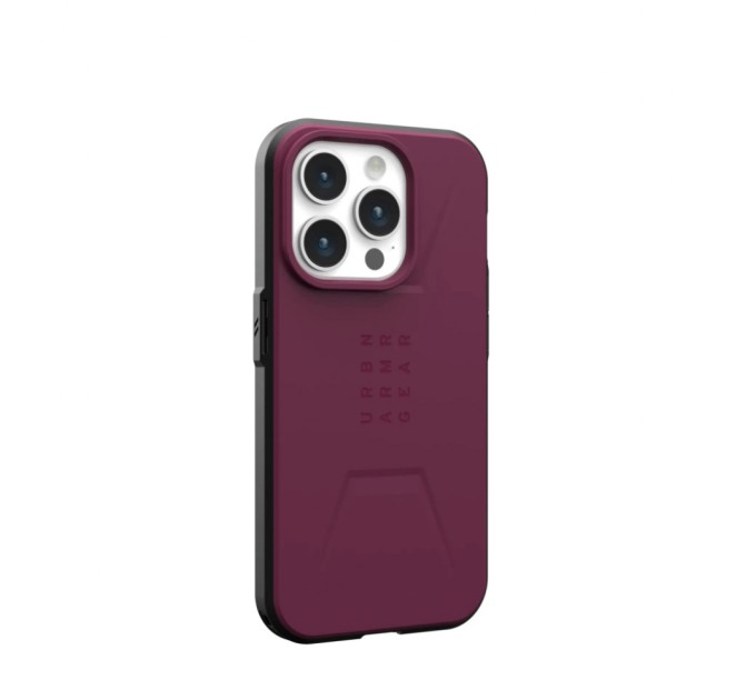 Чехол для мобильного телефона UAG Apple iPhone 15 Pro Civilian Magsafe, Bordeaux (114275119049)