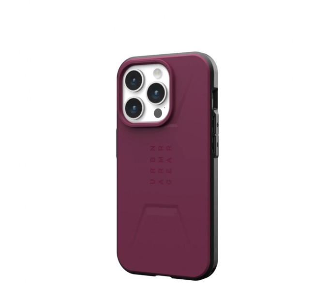 Чехол для мобильного телефона UAG Apple iPhone 15 Pro Civilian Magsafe, Bordeaux (114275119049)