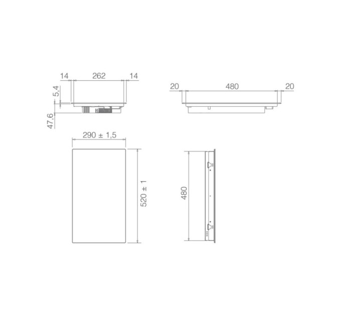 Варочна поверхня Elica RATIO 302 PLUS CONNECT BL