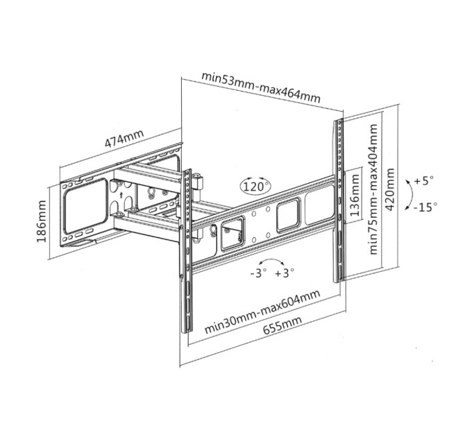 Кронштейн ITech PTRB49