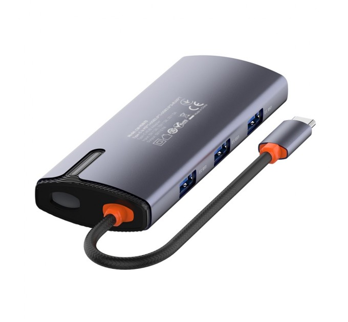 Порт-реплікатор ColorWay Docking Station USB-C 6-в-1 Type C PD 100W/USB3.0х3/USB2.0/RJ45 (CW-HUB03)