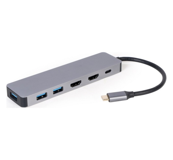 Концентратор Cablexpert USB-C 3-in-1 (A-CM-COMBO3-03)