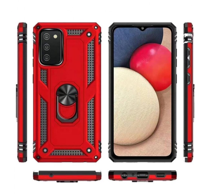 Чохол до мобільного телефона BeCover Military Samsung Galaxy A02s SM-A025/A03s SM-A037/M02s SM-M025 Red (706014)