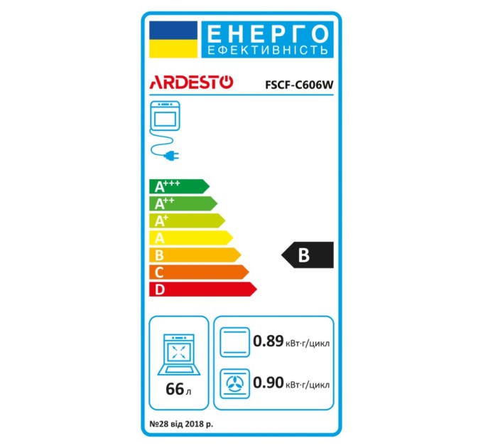 Плита Ardesto FSCF-C606W