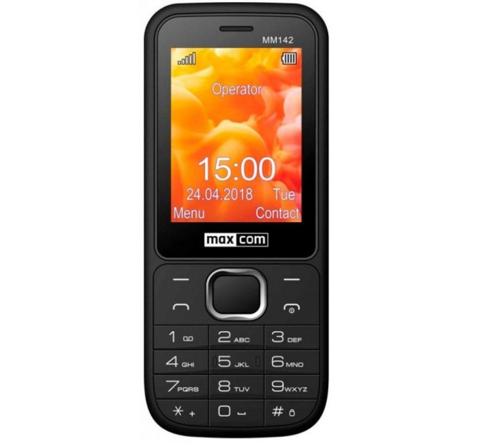 Мобильный телефон Maxcom MM142 Black