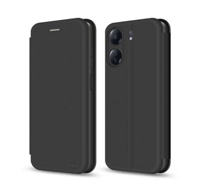 Чохол до мобільного телефона MAKE Xiaomi Redmi 13C/Poco C65 Flip Black (MCP-XR13C/PC65BK)