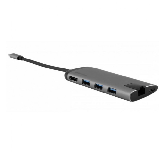 Концентратор Verbatim USB-C to U3.1G1/U3.0/HDMI/SD/mSD/RJ45 (49142)