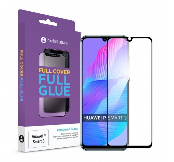 Скло захисне MakeFuture Huawei P Smart S Full Cover Full Glue (MGF-HUPSS)