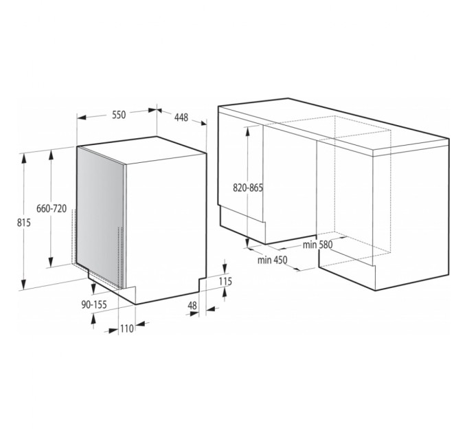 Посудомийна машина Gorenje GV520E10