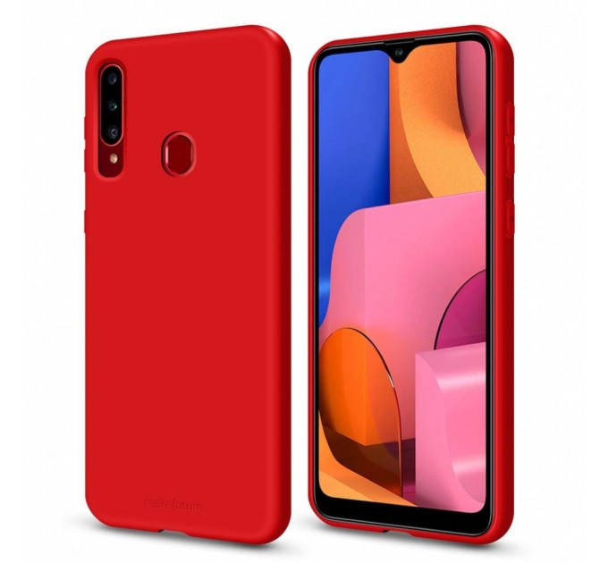 Чохол до мобільного телефона MakeFuture Flex Case (Soft-touch TPU) Samsung A20s Red (MCF-SA20SRD)