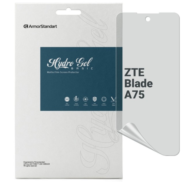 Плівка захисна Armorstandart Matte ZTE Blade A75 4G (ARM78877)