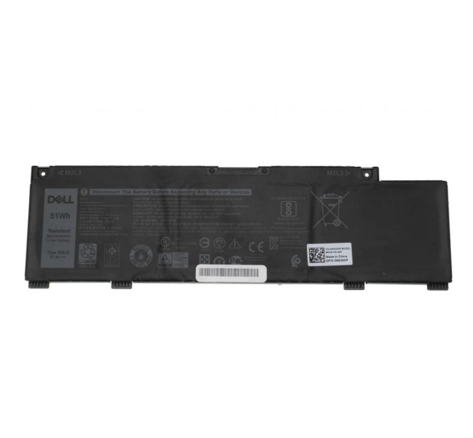Аккумулятор для ноутбука Dell G3-3590 266J9, 4255mAh (51Wh), 3cell, 11.4V, Li-ion (A47594)