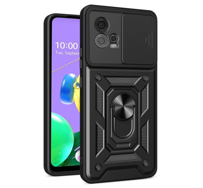 Чохол до мобільного телефона BeCover Military Motorola Moto G72 Black (709095)