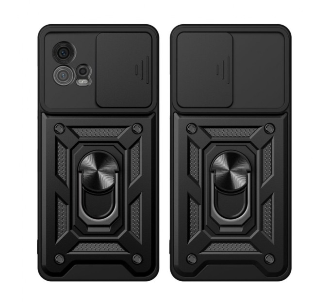 Чохол до мобільного телефона BeCover Military Motorola Moto G72 Black (709095)