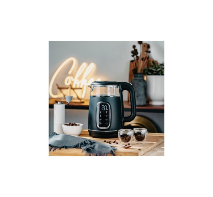 Електрочайник Adler AD 1305 black silver