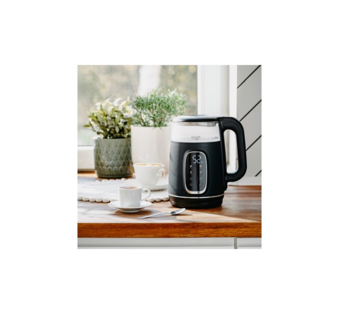 Електрочайник Adler AD 1305 black silver