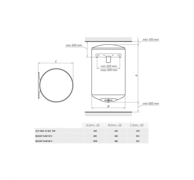 Бойлер Tesy GCV 80 44 15 B11 TSR (303313)