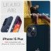 Чехол для мобильного телефона Spigen Apple iPhone 15 Plus Liquid Air Navy Blue (ACS06651)