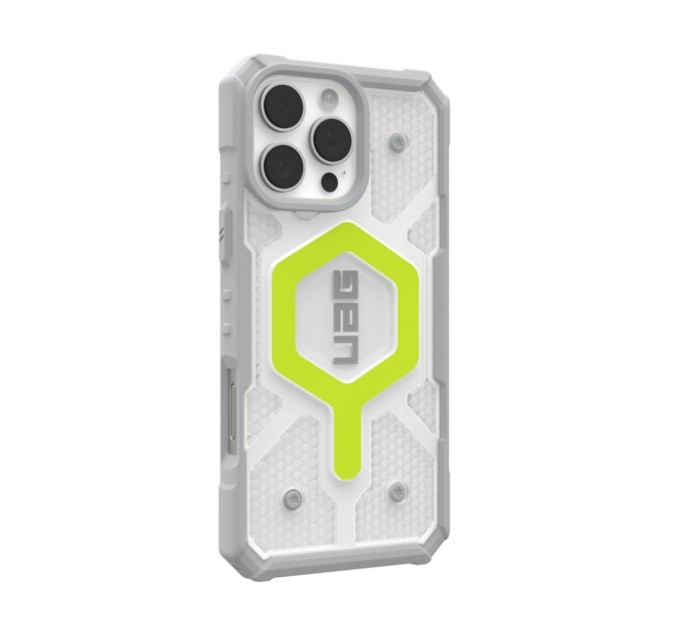 Чохол до мобільного телефона UAG iPhone 16 Pro Max Pathfinder Clear Magsafe Active Neon (114465118181)