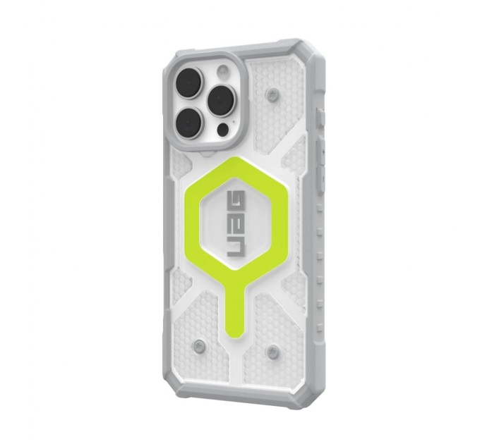 Чохол до мобільного телефона UAG iPhone 16 Pro Max Pathfinder Clear Magsafe Active Neon (114465118181)