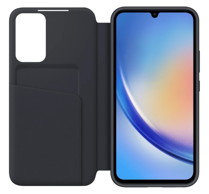 Чохол до мобільного телефона Samsung Samsung A34 Smart View Wallet Case Black (EF-ZA346CBEGRU)