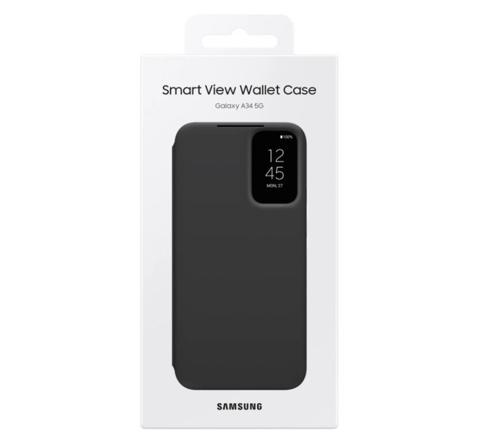 Чохол до мобільного телефона Samsung Samsung A34 Smart View Wallet Case Black (EF-ZA346CBEGRU)