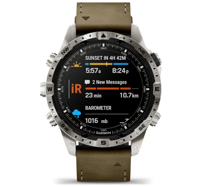 Смарт-годинник Garmin MARQ Adventurer Gen 2, Damascus, GPS (010-03393-31)