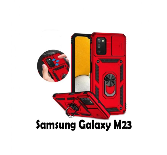 Чохол до мобільного телефона BeCover Military Samsung Galaxy M23 SM-M236 Red (707371)