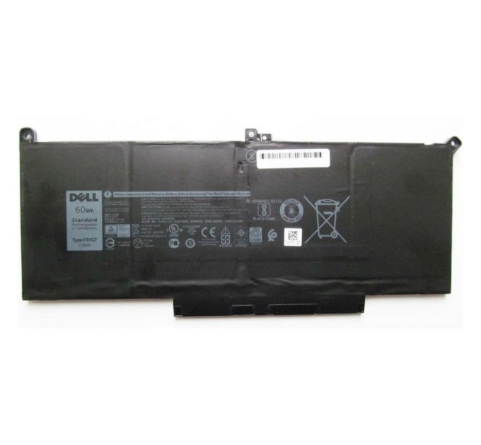 Акумулятор до ноутбука Dell Latitude 7280 F3YGT, 7500mAh (60Wh), 4cell, 7.6V, Li-ion (A47413)