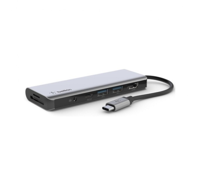 Концентратор Belkin USB-C 7-in-1 Multiport Dock (AVC009BTSGY)