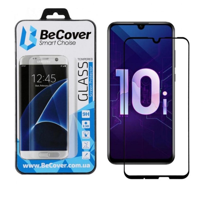 Скло захисне BeCover Honor 10i Black (703897)