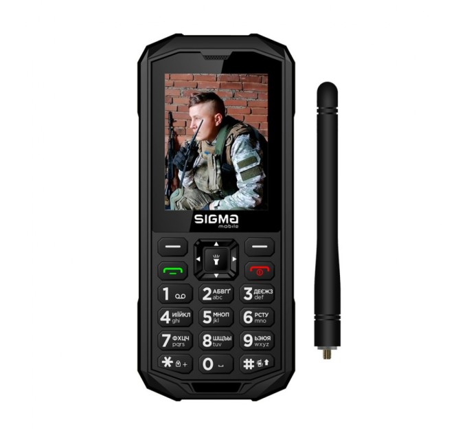 Мобільний телефон Sigma X-treme PA68 WAVE Black (4827798466612)