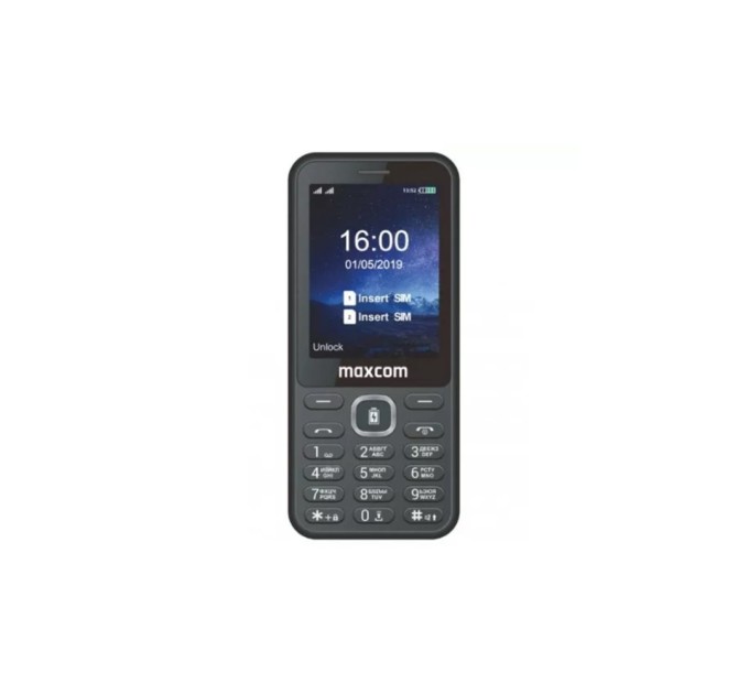 Мобільний телефон Maxcom MM814 Type-C Black (5908235977720)