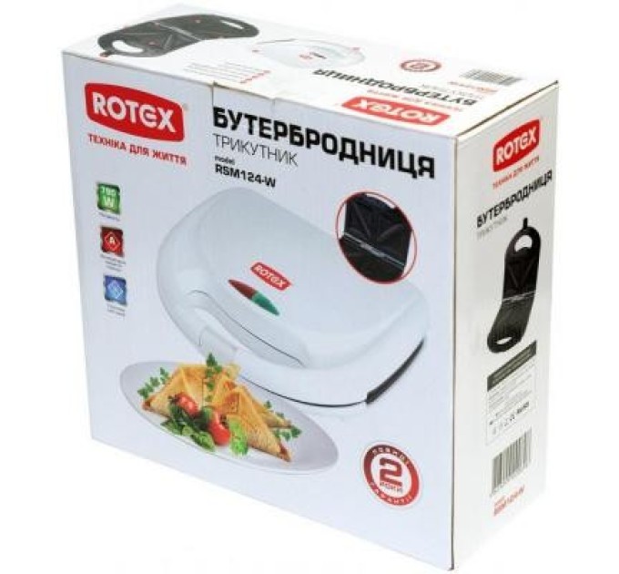 Сендвічниця Rotex RSM124-W